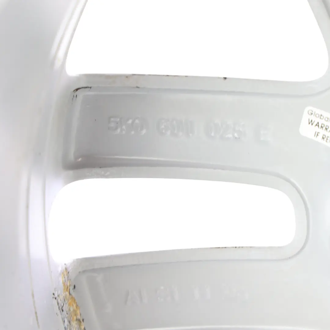 Volkswagen Golf MK6 Touran MK1 Alufelge Silber 16" 6.5J ET:50 - SKU 5K0601025E-1 - Teilenummer 5K0601025E