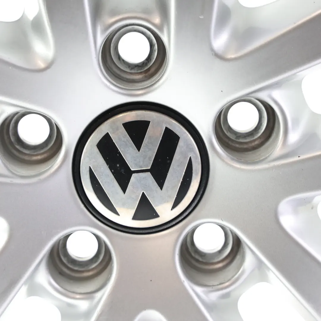 Mk6 Touran Mk1 Wheel Alloy Rim Silver 16" 6.5J ET:50 to Volkswagen Golf with Part number 5K0601025E Volkswagen Golf Mk6 Touran Mk1 Wheel Alloy Rim Silver 16" 6.5J ET:50 - SKU 5K0601025E-1 - Part number 5K0601025E