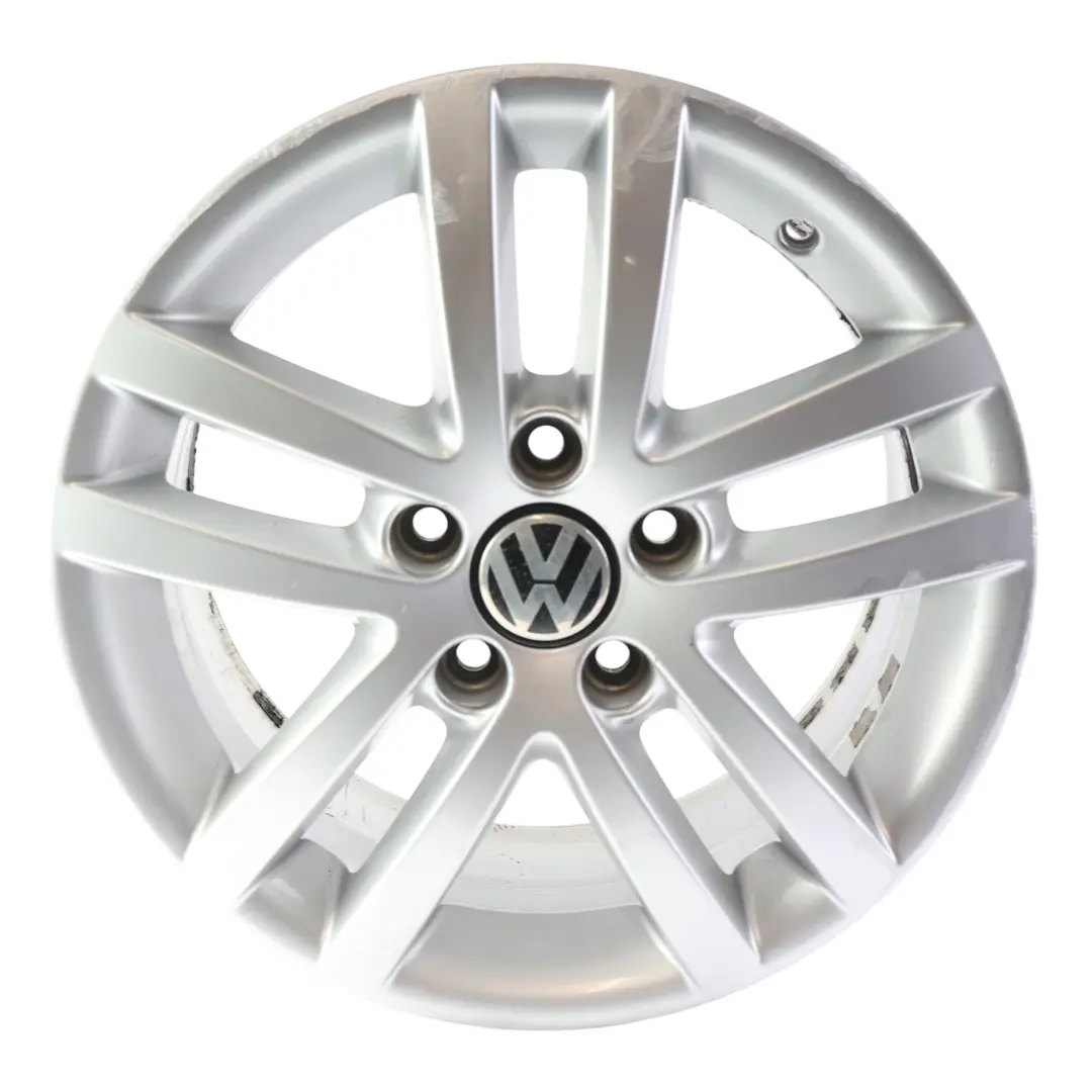 Mk6 Touran Mk1 Wheel Alloy Rim Silver 16" 6.5J ET:50 to Volkswagen Golf with Part number 5K0601025E Volkswagen Golf Mk6 Touran Mk1 Wheel Alloy Rim Silver 16" 6.5J ET:50 - SKU 5K0601025E-2 - Part number 5K0601025E