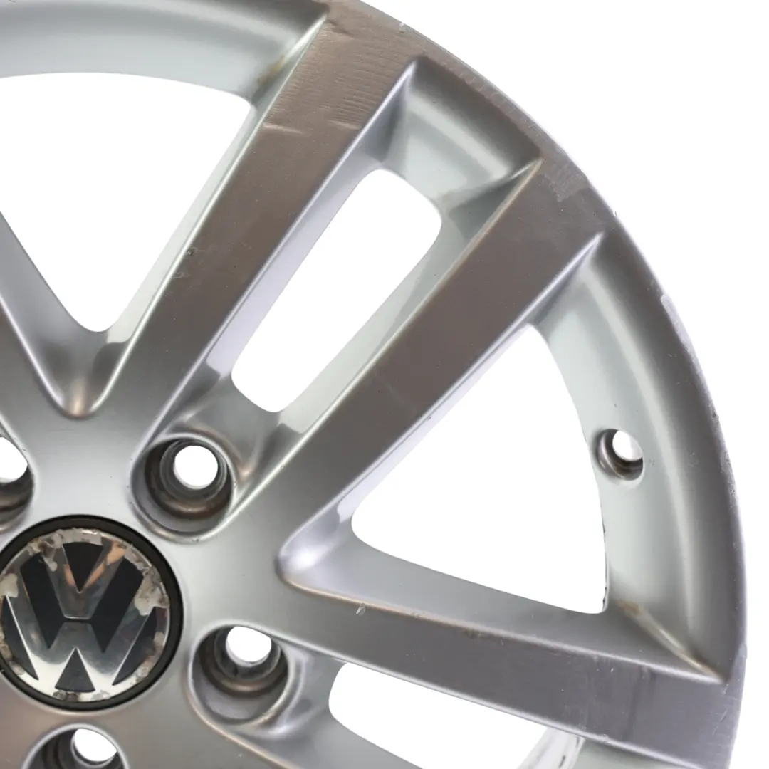 Mk6 Touran Mk1 Wheel Alloy Rim Silver 16" 6.5J ET:50 to Volkswagen Golf with Part number 5K0601025E Volkswagen Golf Mk6 Touran Mk1 Wheel Alloy Rim Silver 16" 6.5J ET:50 - SKU 5K0601025E-3 - Part number 5K0601025E