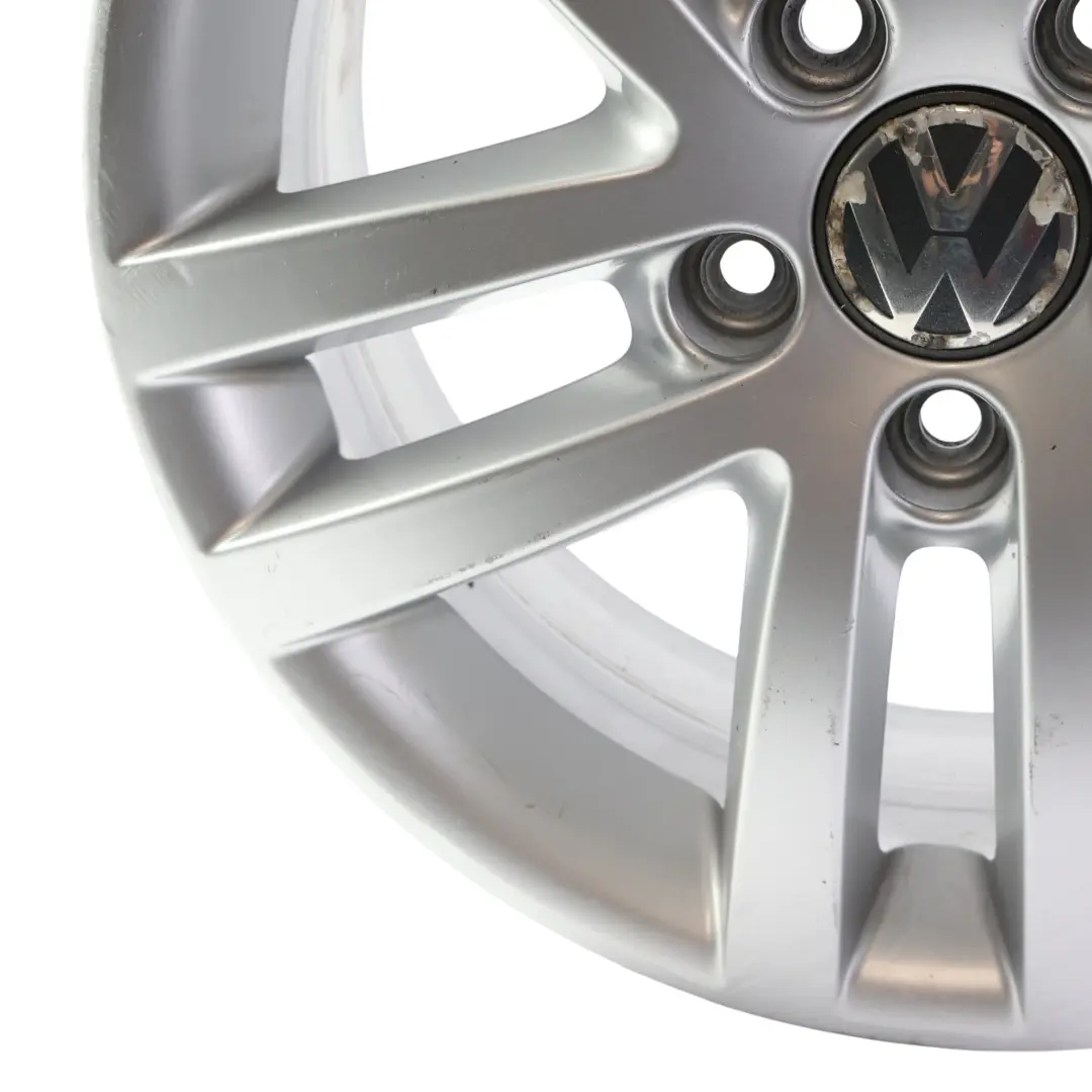 Mk6 Touran Mk1 Wheel Alloy Rim Silver 16" 6.5J ET:50 to Volkswagen Golf with Part number 5K0601025E Volkswagen Golf Mk6 Touran Mk1 Wheel Alloy Rim Silver 16" 6.5J ET:50 - SKU 5K0601025E-3 - Part number 5K0601025E