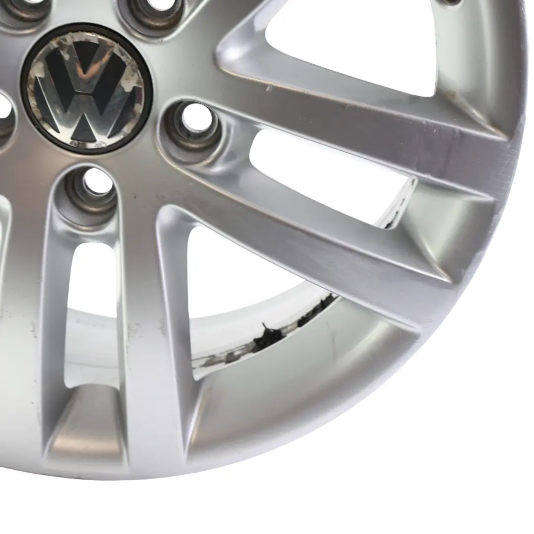 Mk6 Touran Mk1 Wheel Alloy Rim Silver 16" 6.5J ET:50 to Volkswagen Golf with Part number 5K0601025E Volkswagen Golf Mk6 Touran Mk1 Wheel Alloy Rim Silver 16" 6.5J ET:50 - SKU 5K0601025E-3 - Part number 5K0601025E