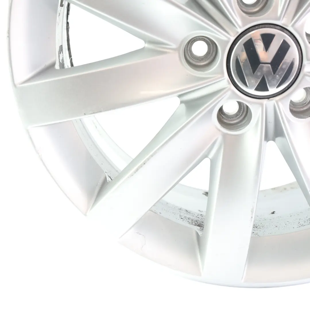 Mk6 Silberne Leichtmetallfelge Alufelge 17" 7J ET:54 für Volkswagen Golf mit Teilenummer 5K0601025F Volkswagen Golf Mk6 Silberne Leichtmetallfelge Alufelge 17" 7J ET:54 - SKU 5K0601025F-1 - Teilenummer 5K0601025F