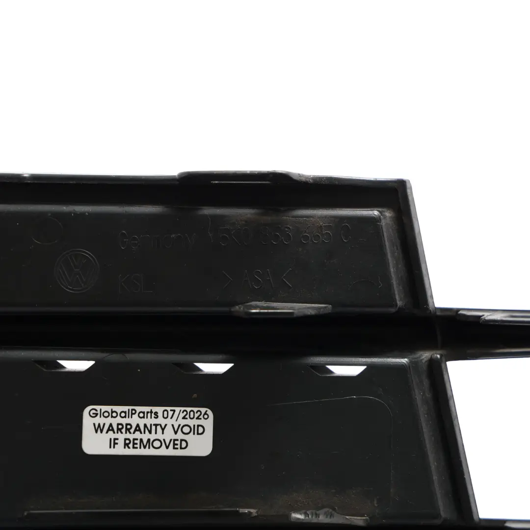 Volkswagen Golf GTI 5K Grille Inférieure Antibrouillard Avant Gauche - SKU 5K0853665C - Numéro de pièce 5K0853665C