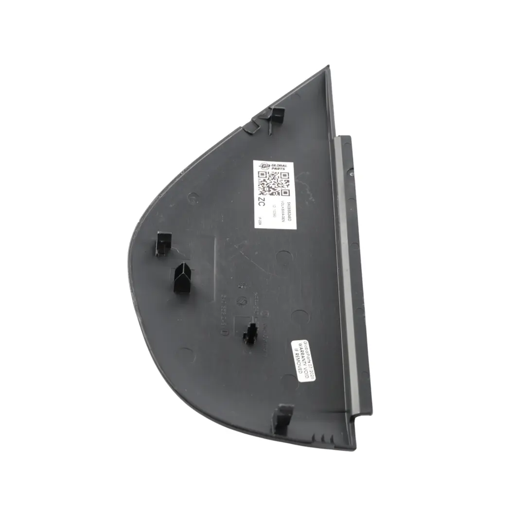 Volkswagen Golf Mk6 Front Dashboard End Cover Trim Right O/S Black - SKU 5K0858248D - Part number 5K0858248D