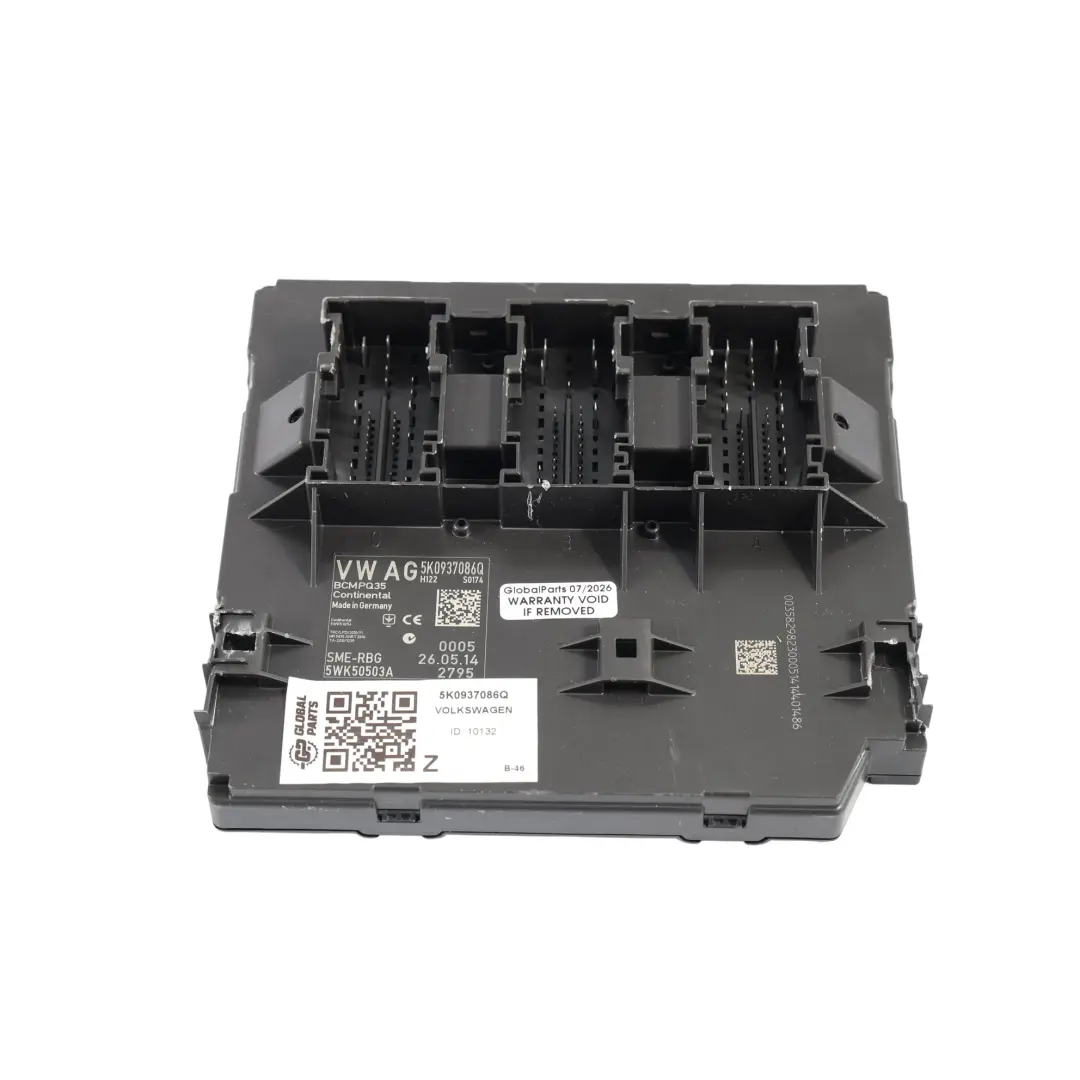Volkswagen Tiguan 5N Centralina Modulo Controllo Carrozzeria BCM - SKU 5K0937086Q - Numero di parte 5K0937086Q