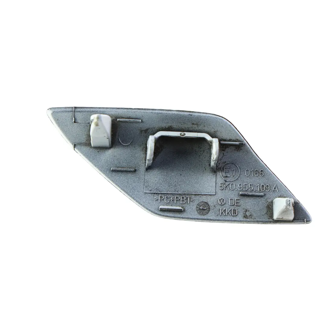 Volkswagen Golf MK6 Scheinwerfer Waschanlage Abdeckung Links Candy Weiß B9A - SKU 5K0955109A-CAN - Teilenummer 5K0955109A