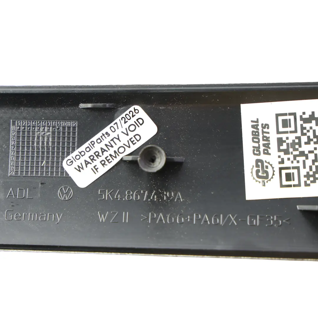 Mk6 GTI R Door Card Trim Black Array Front Rear Left N/S to VW Golf with Part number 5K4867439A VW Golf Mk6 GTI R Door Card Trim Black Array Front Rear Left N/S - SKU 5K4867439A - Part number 5K4867439A