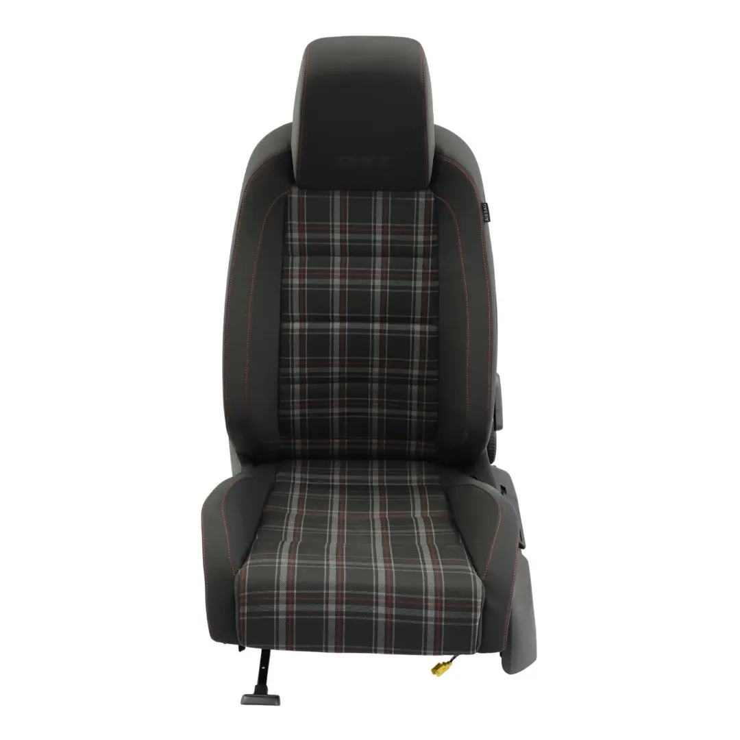 Mk6 5-Türer Sitz Vorne Links Beheizt Stoff Schwarz Rot für Volkswagen Golf GTI mit Teilenummer 5K4881805CM Volkswagen Golf GTI Mk6 5-Türer Sitz Vorne Links Beheizt Stoff Schwarz Rot - SKU 5K4881805CM-1 - Teilenummer 5K4881805CM