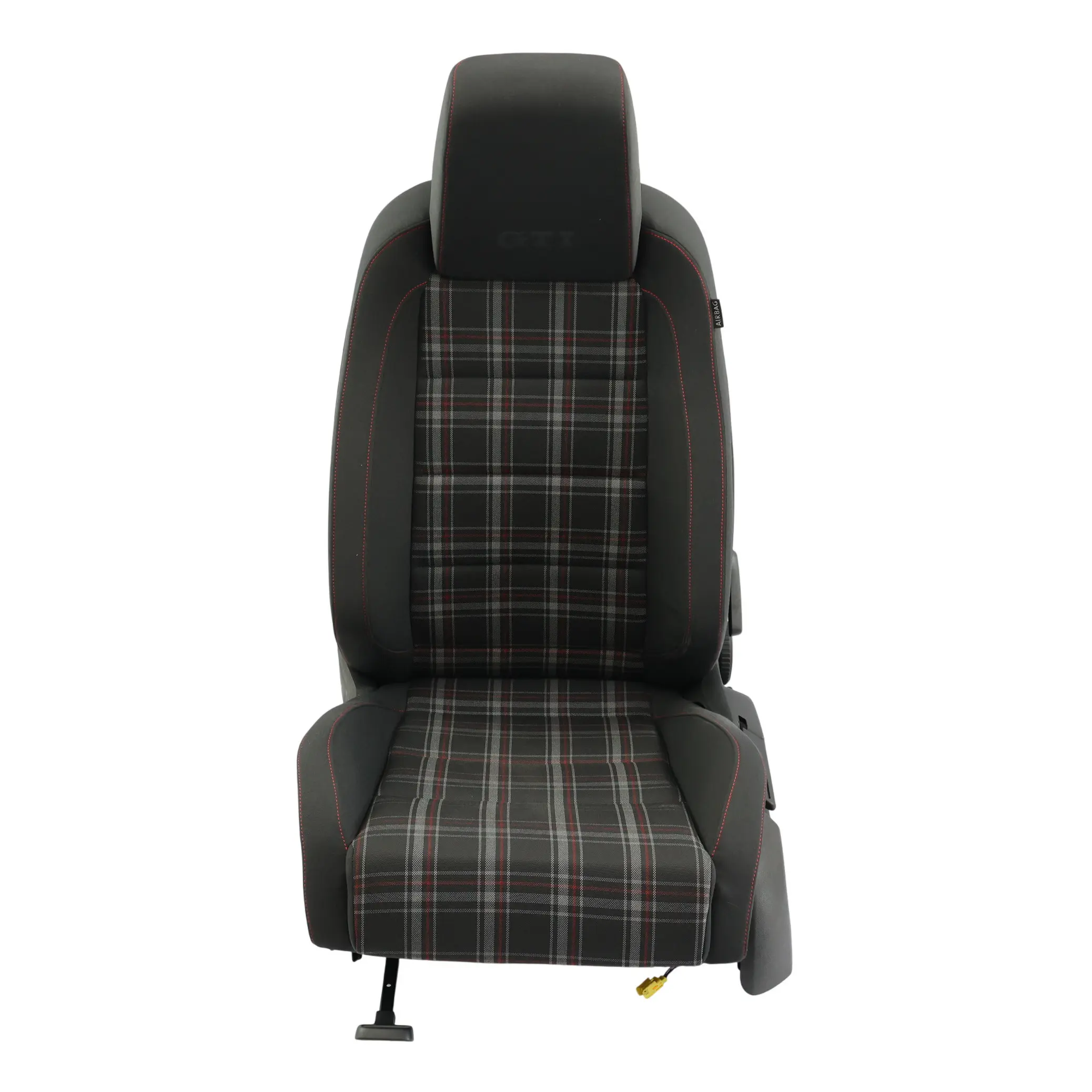 Volkswagen Golf GTI Mk6 Asiento Delantero Izquierdo Calefactable Negro Rojo