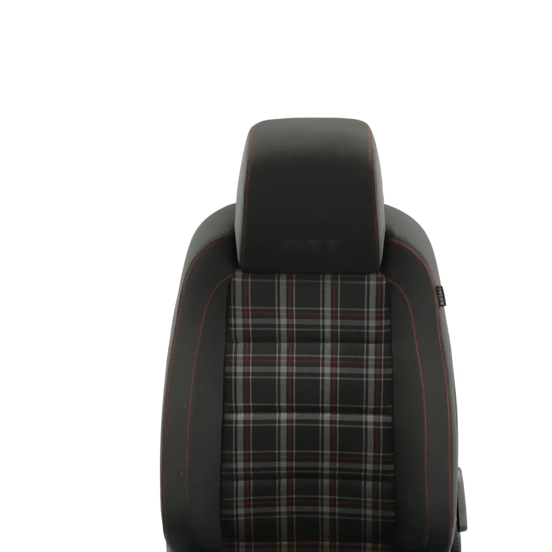 Mk6 5-Türer Sitz Vorne Links Beheizt Stoff Schwarz Rot für Volkswagen Golf GTI mit Teilenummer 5K4881805CM Volkswagen Golf GTI Mk6 5-Türer Sitz Vorne Links Beheizt Stoff Schwarz Rot - SKU 5K4881805CM-1 - Teilenummer 5K4881805CM