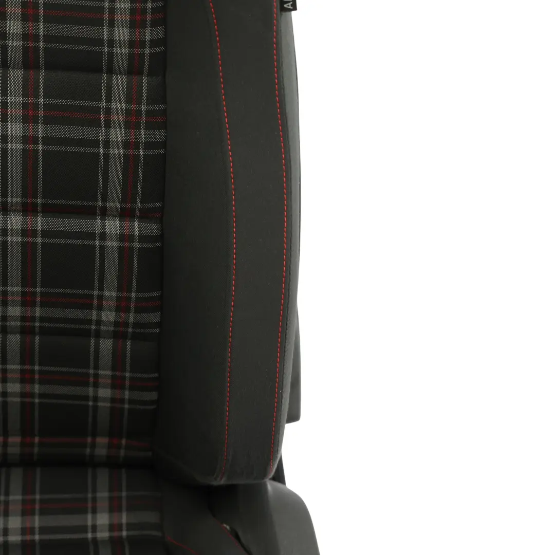 Volkswagen Golf GTI Mk6 Asiento Delantero Izquierdo Calefactable Negro Rojo - SKU 5K4881805CM-1 - Número de pieza 5K4881805CM