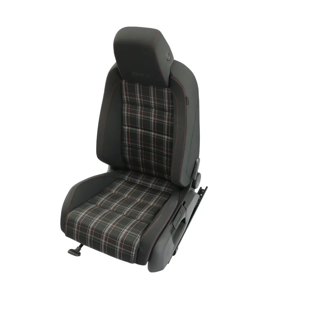 Mk6 5Dr Seat Front Left N/S Heated Cloth Fabric Black Red to Volkswagen Golf GTI with Part number 5K4881805CM Volkswagen Golf GTI Mk6 5Dr Seat Front Left N/S Heated Cloth Fabric Black Red - SKU 5K4881805CM-1 - Part number 5K4881805CM