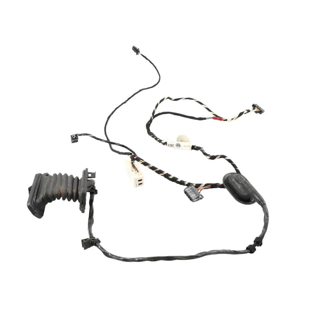 Volkswagen Golf Mk6 Door Wiring Loom Harness Connector Rear Left N/S - SKU 5K4971693BC - Part number 5K4971693BC