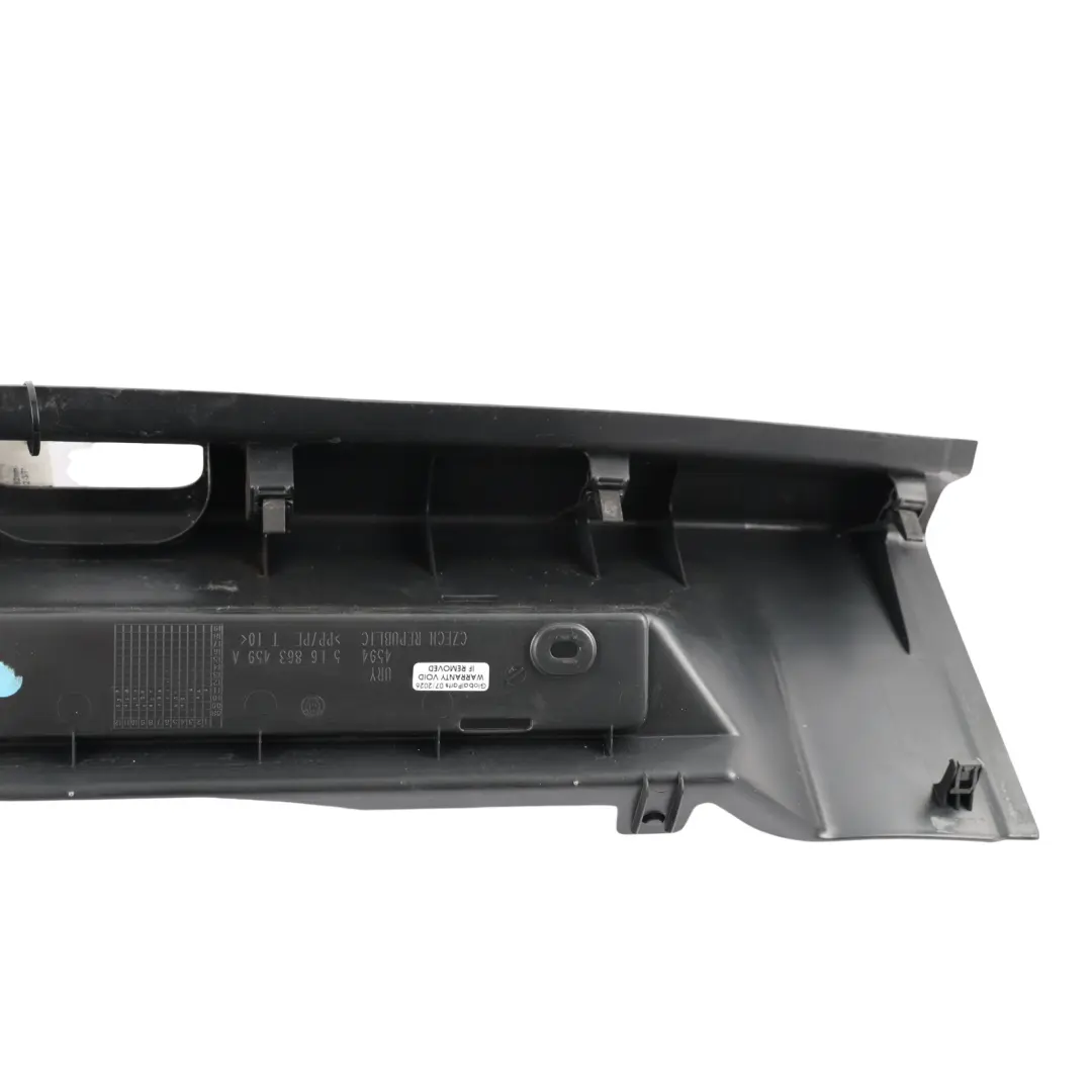 Boot Trunk Lock Carrier Surround Panel Strip Black to Skoda Yeti 5L Rear with Part number 5L6863459A Skoda Yeti 5L Rear Boot Trunk Lock Carrier Surround Panel Strip Black - SKU 5L6863459A-1 - Part number 5L6863459A