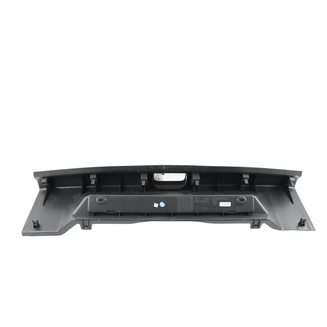 Skoda Yeti 5L Rear Boot Trunk Lock Carrier Surround Panel Strip Black - SKU 5L6863459A-1 - Part number 5L6863459A