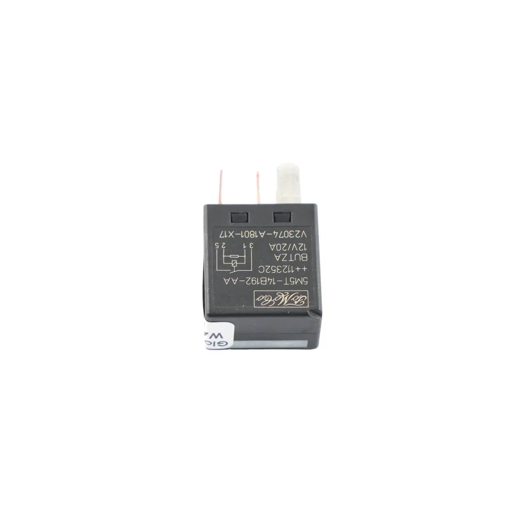 Land Rover Jaguar Ford Relais Noir Multi-Usage 4 Broches 20A - SKU 5M5T-14B192-AA - Numéro de pièce 5M5T-14B192-AA