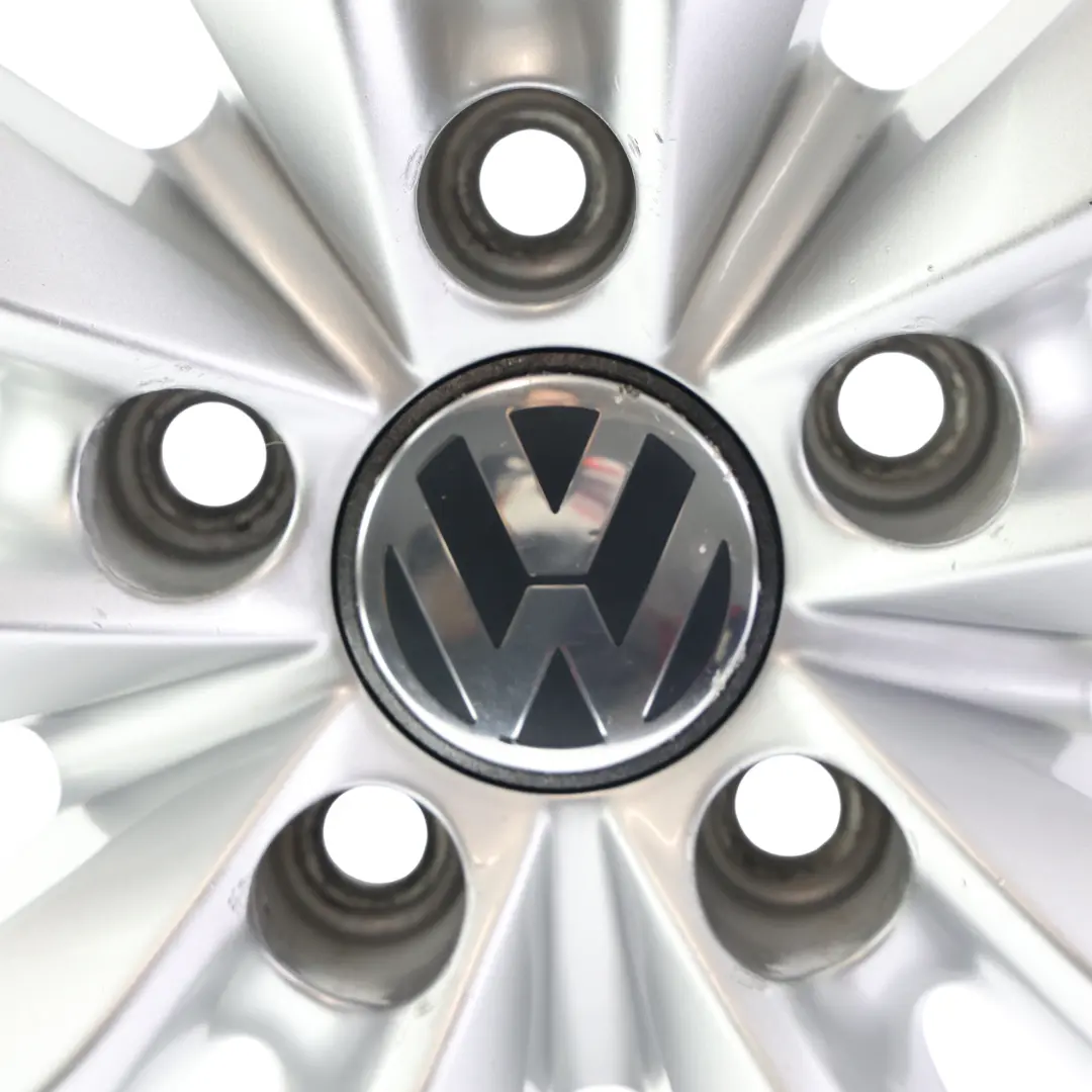 Volkswagen Tiguan 5N Silberne Leicht Metall Felge 17" ET:43 7J 5N0601025AH - SKU 5N0601025AH-1 - Teilenummer 5N0601025AH-1