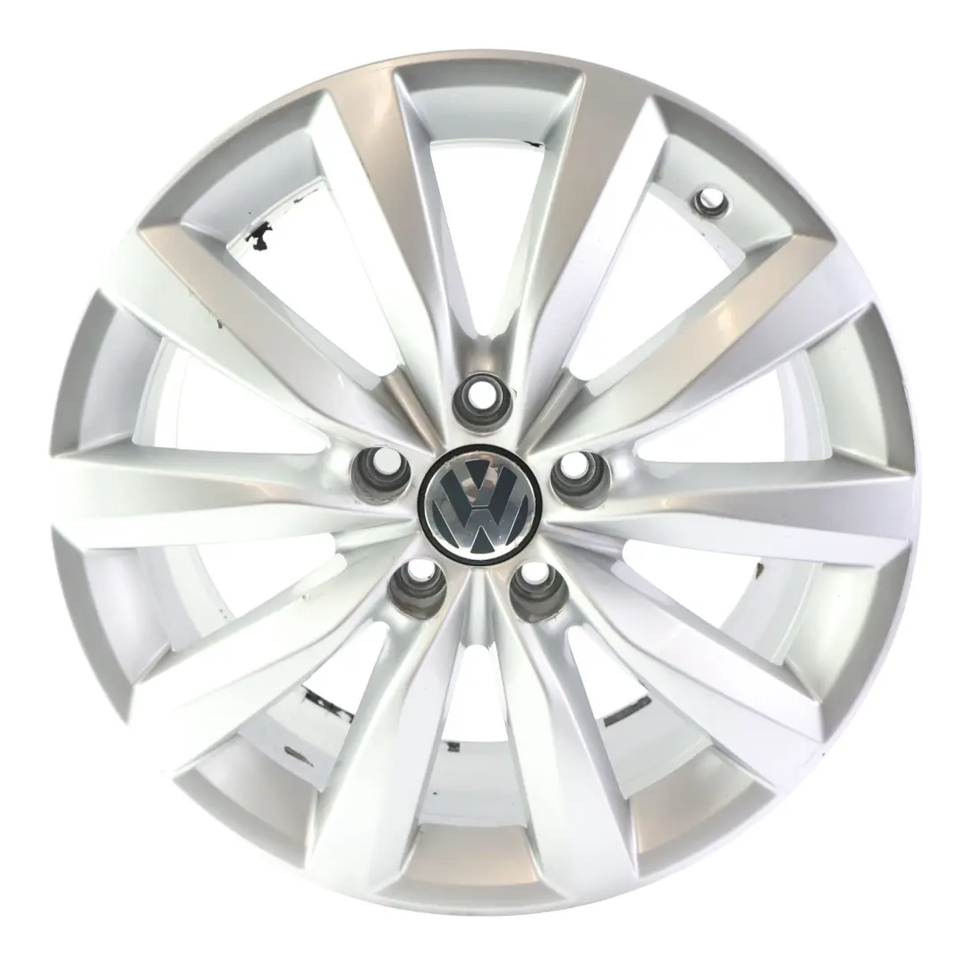 VW Volkswagen Tiguan 5N Alloy Wheel Rim 17" Silver 7J ET43 - SKU 5N0601025AH-3 - Part number 5N0601025AH