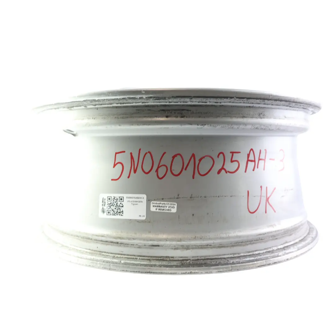 Alloy Wheel Rim 17" Silver 7J ET43 to VW Volkswagen Tiguan 5N with Part number 5N0601025AH VW Volkswagen Tiguan 5N Alloy Wheel Rim 17" Silver 7J ET43 - SKU 5N0601025AH-3 - Part number 5N0601025AH