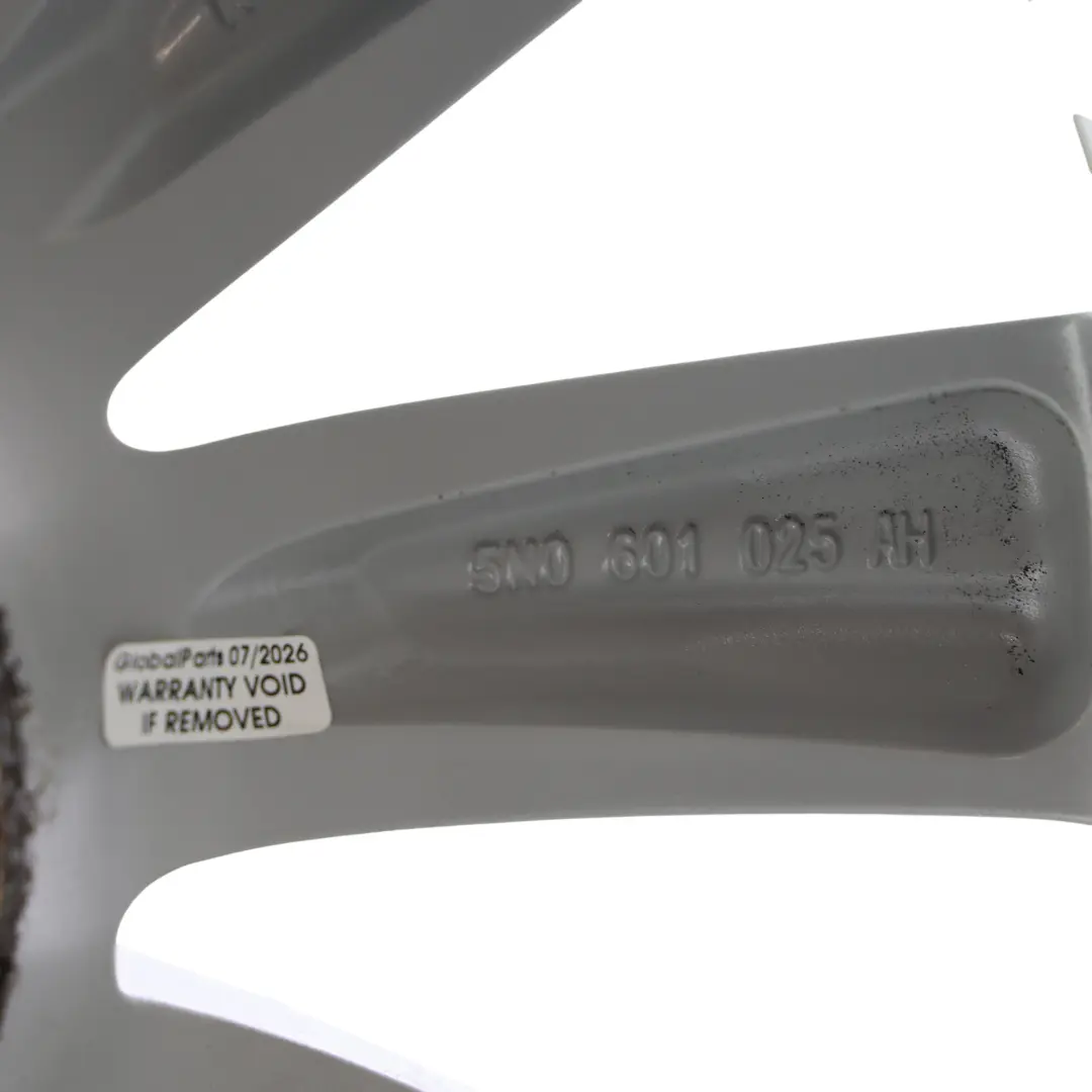 Alloy Wheel Rim 17" Silver 7J ET43 to VW Volkswagen Tiguan 5N with Part number 5N0601025AH VW Volkswagen Tiguan 5N Alloy Wheel Rim 17" Silver 7J ET43 - SKU 5N0601025AH-3 - Part number 5N0601025AH