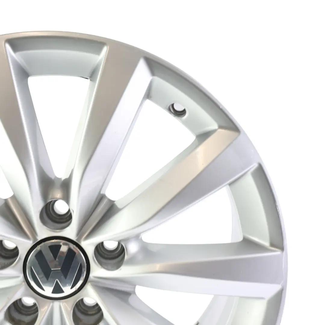 VW Volkswagen Tiguan 5N Alloy Wheel Rim 17" Silver 7J ET43 - SKU 5N0601025AH-3 - Part number 5N0601025AH