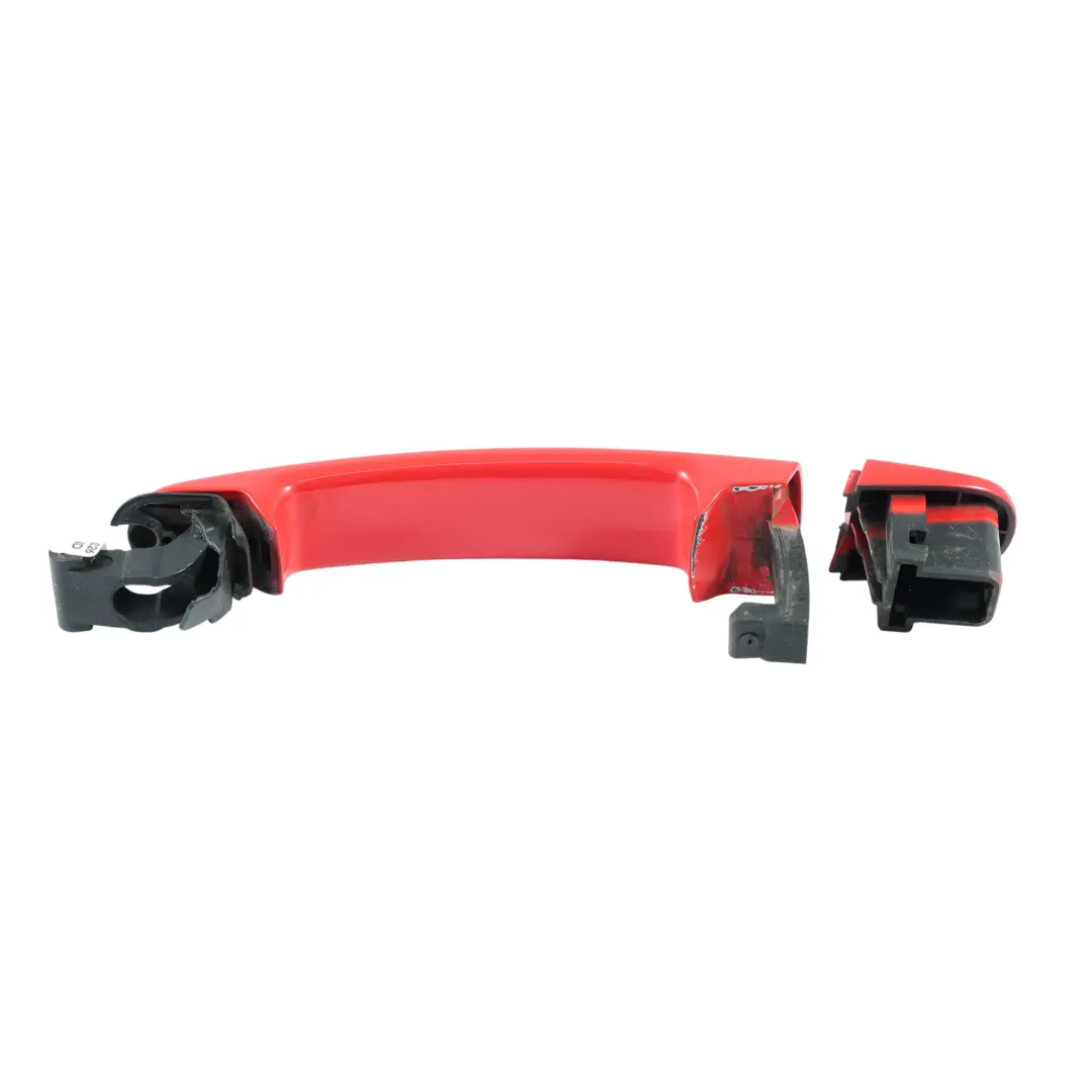 VW Polo 6R Skoda Fabia Mk2 Front Door Grab Handle Right O/S Flash Red - P3G - SKU 5N0837205M-FLRE - Part number 5N0837205M