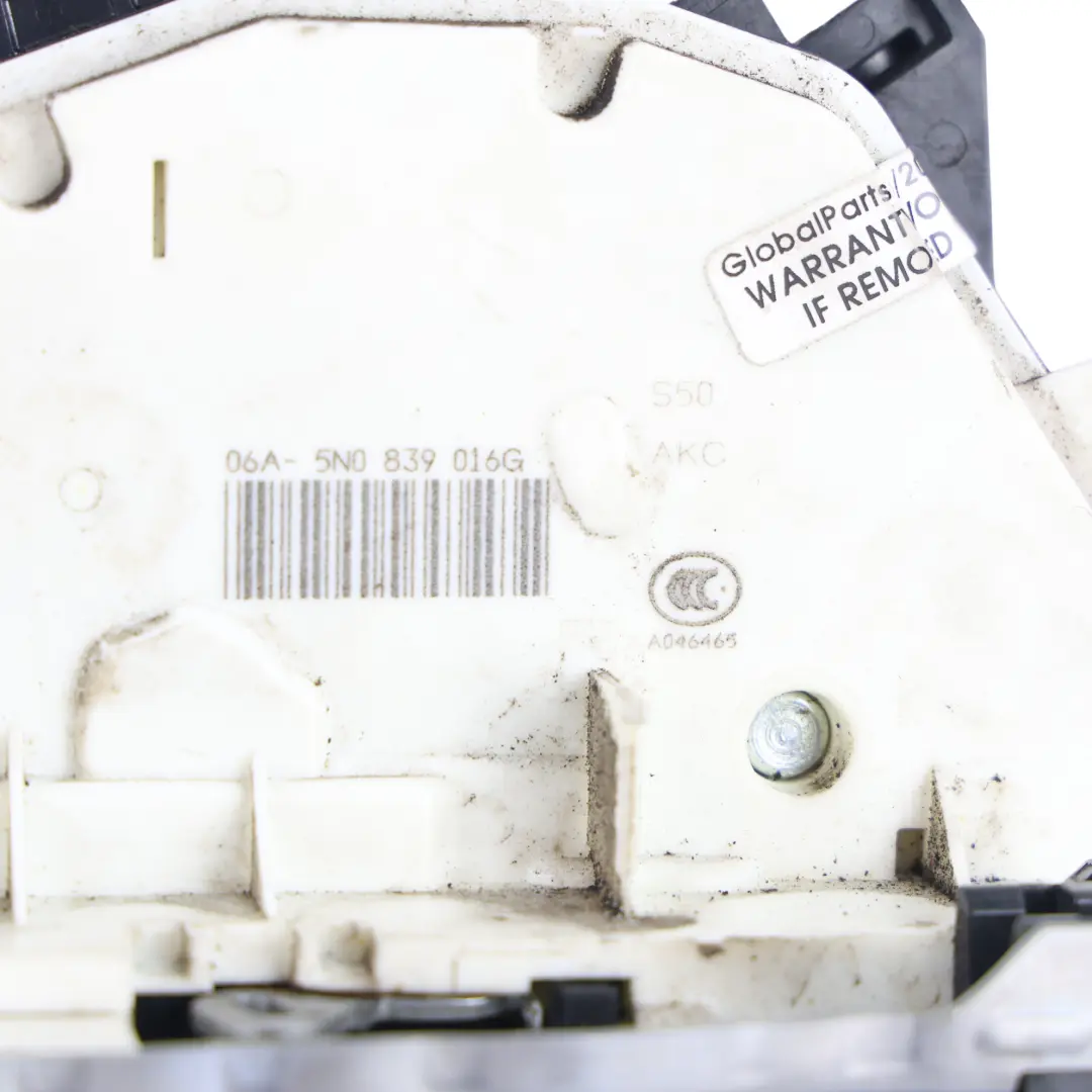 Volkswagen Tiguan 5N Passat CC Actuador Cerradura Puerta Trasera Der - SKU 5N0839016G-1 - Número de pieza 5N0839016G