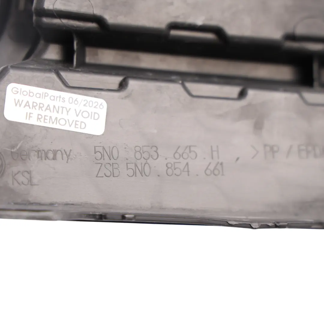 Rejilla Antiniebla Negro Satinado Izquierda para Volkswagen Tiguan 5N con número de pieza 5N0853665H Volkswagen Tiguan 5N Rejilla Antiniebla Negro Satinado Izquierda - SKU 5N0853665H-1 - Número de pieza 5N0853665H