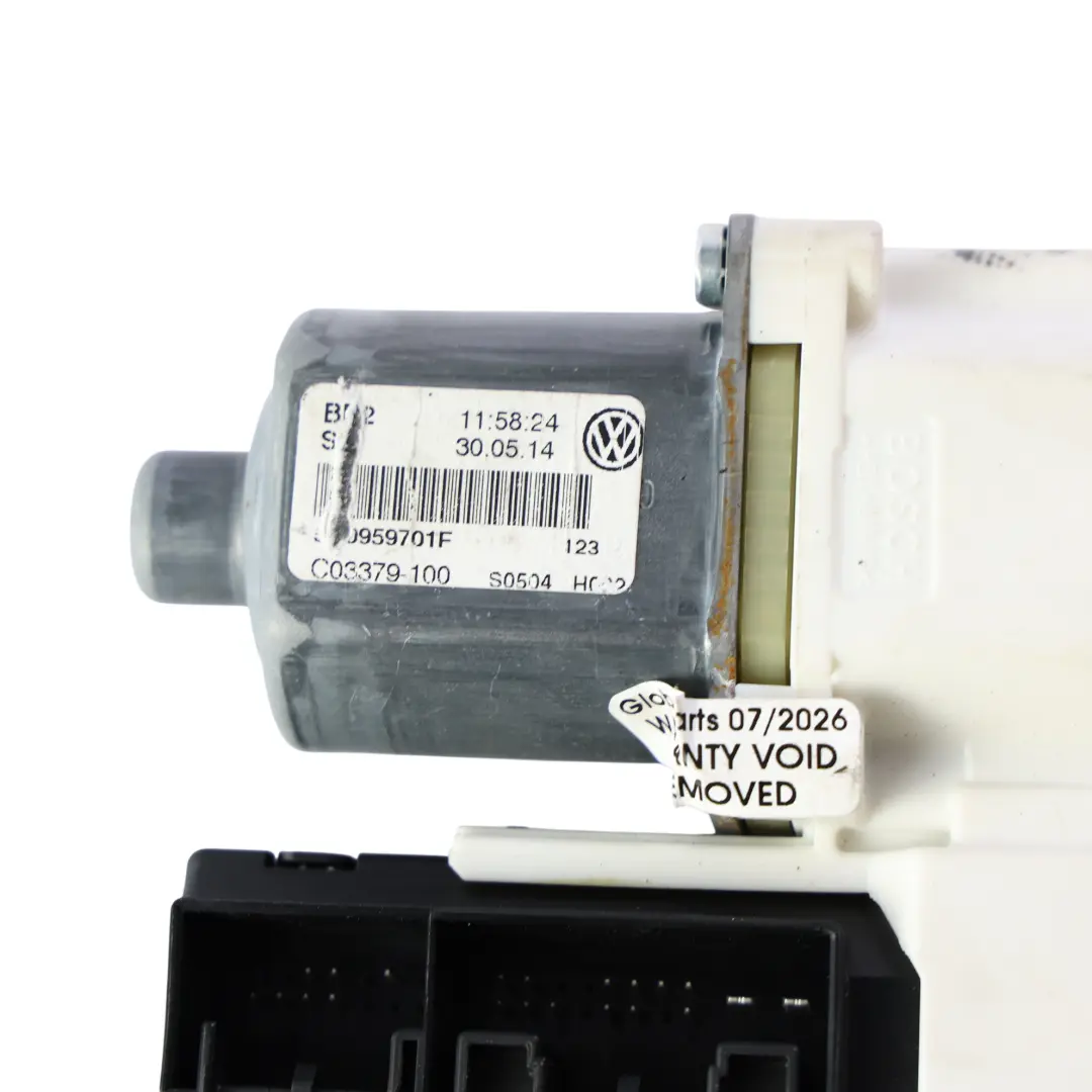 Volkswagen Tiguan Mk1 Window Lifter Motor Actuator Front Right O/S - SKU RHD-5N0959701F - Part number 5N0959701F