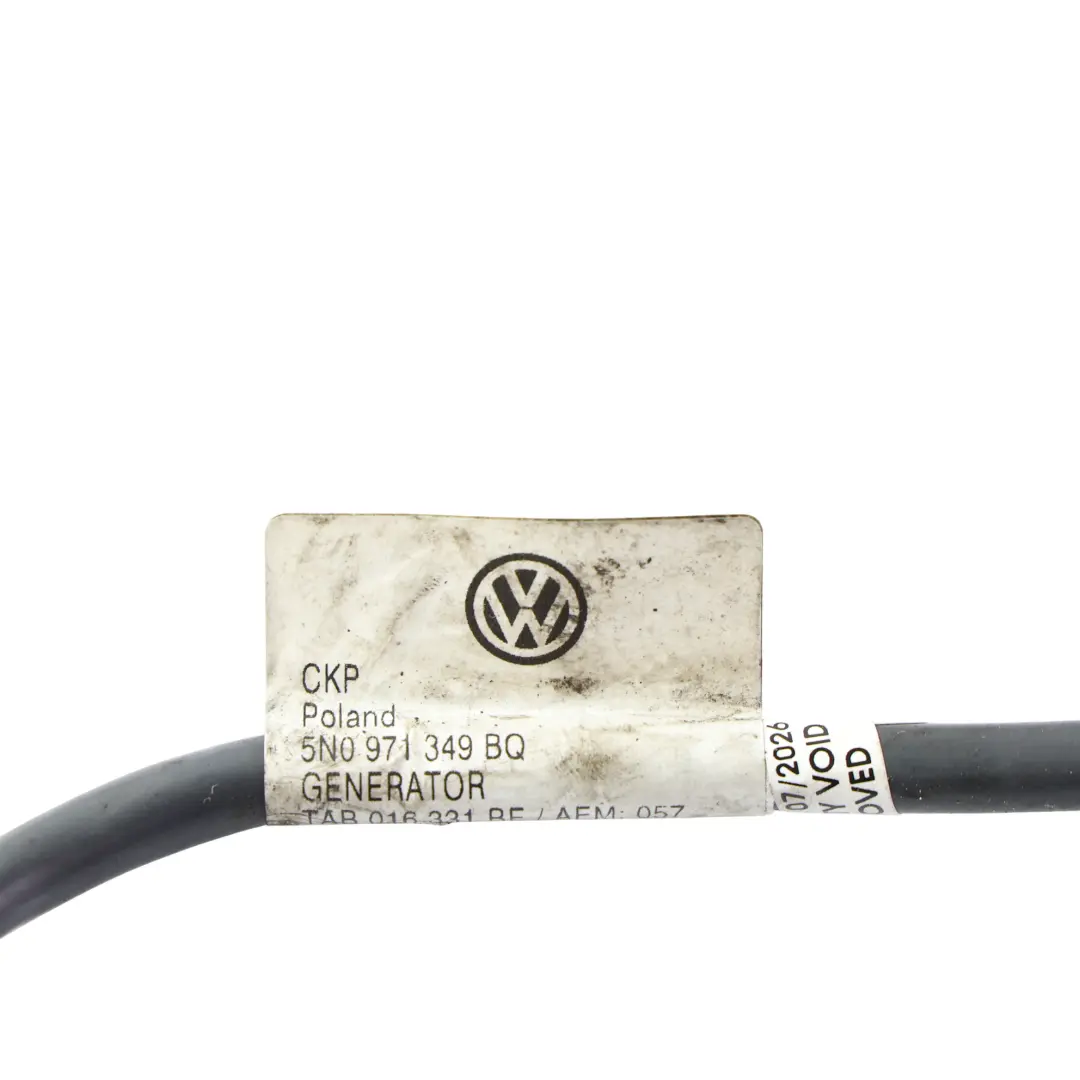 Volkswagen Sharan 7N Lichtmaschine Generator Kabelbaum Kabel - SKU 5N0971349BQ - Teilenummer 5N0971349BQ
