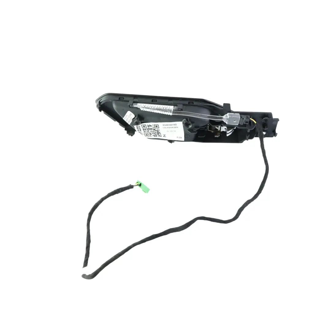 Mk2 Interior Door Opener Handle Rear Left N/S to Volkswagen Tiguan with Part number 5NA839019D Volkswagen Tiguan Mk2 Interior Door Opener Handle Rear Left N/S - SKU 5NA839019D - Part number 5NA839019D