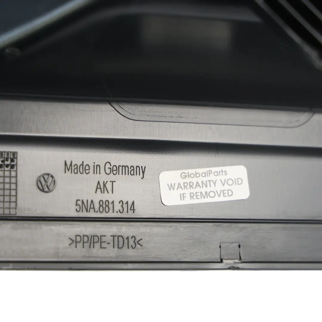 Height Adjustment Trim Front Right O/S to VW Volkswagen Tiguan 5N Seat with Part number 5NA881314 VW Volkswagen Tiguan 5N Seat Height Adjustment Trim Front Right O/S - SKU 5NA881314 - Part number 5NA881314