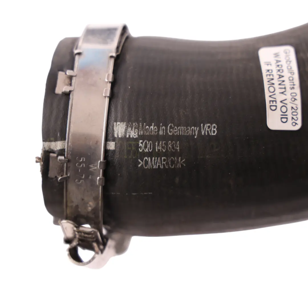 Volkswagen Golf R Mk7 Intercooler Charge Air Line Pipe Hose - SKU 5Q0145770A - Part number 5Q0145770A