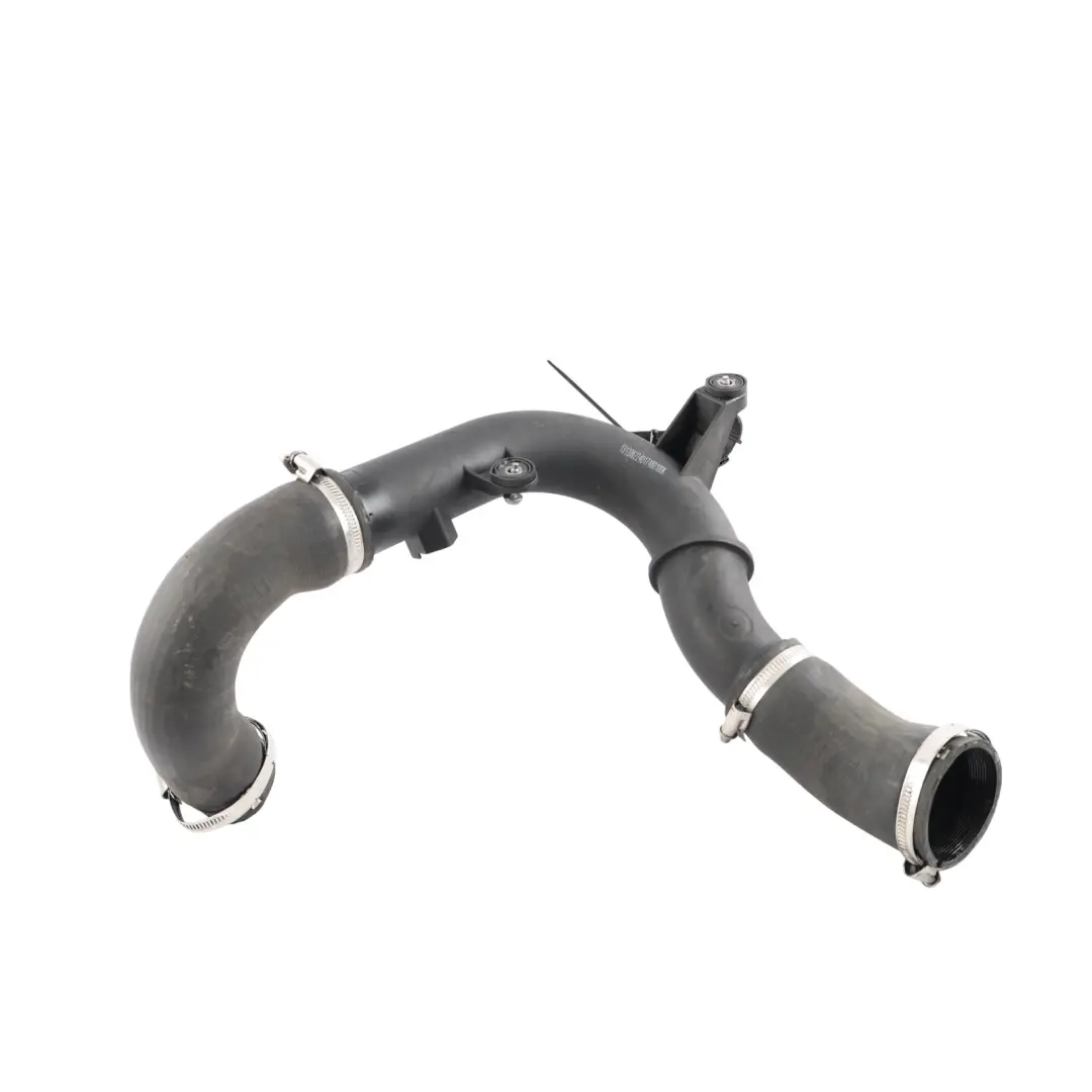 Charge Air Line Pipe Hose to Volkswagen Golf R Mk7 Intercooler with Part number 5Q0145770A Volkswagen Golf R Mk7 Intercooler Charge Air Line Pipe Hose - SKU 5Q0145770A - Part number 5Q0145770A