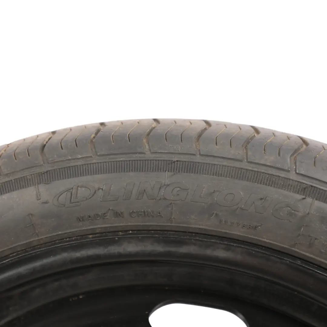 Spare Wheel Steel R18 Tyre Linglong 3.5J ET: 25.5 125/70 to VW Golf Mk7 with Part number 5Q0601027BT VW Golf Mk7 Spare Wheel Steel R18 Tyre Linglong 3.5J ET: 25.5 125/70 - SKU 5Q0601027BT - Part number 5Q0601027BT