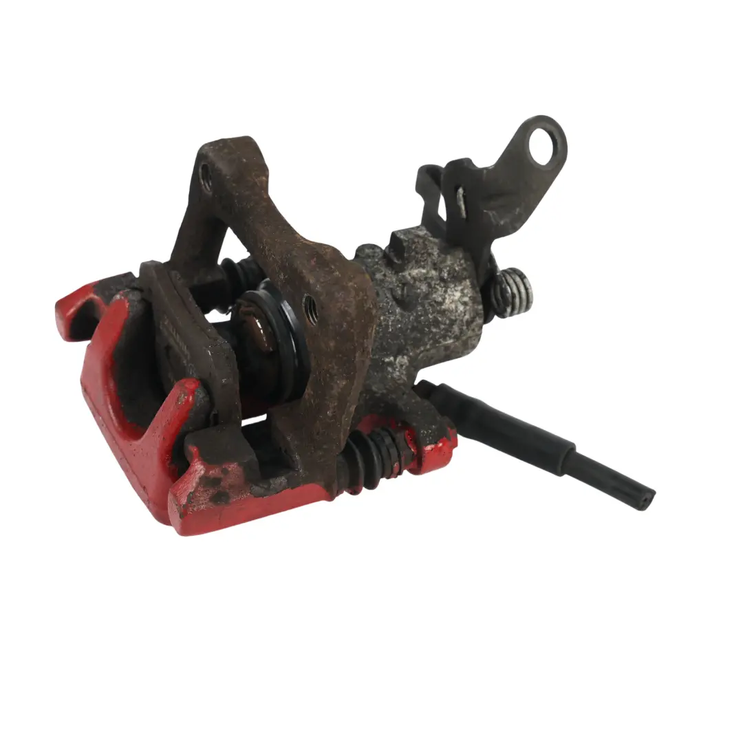 MK3 Carcasa Pinza Freno Trasera Roja Izquierda para Skoda Octavia con número de pieza 5Q0615423A Skoda Octavia MK3 Carcasa Pinza Freno Trasera Roja Izquierda - SKU 5Q0615423A-1 - Número de pieza 5Q0615423A