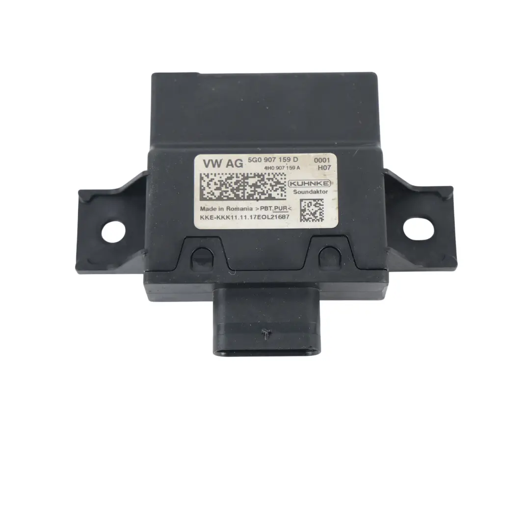 Volkswagen Golf Mk7 Módulo Unidad Control Actuador Sonido 4H0907159A - SKU 5Q0907159D - Número de pieza 5Q0907159D