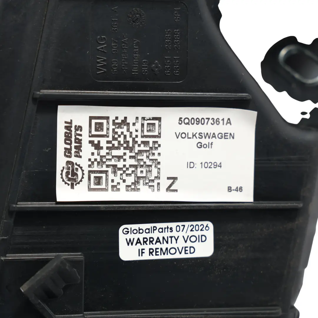Volkswagen Golf MK7 Leon MK3 Sicherungskasten Deckel Abdeckung - SKU 5Q0907361A - Teilenummer 5Q0907361A