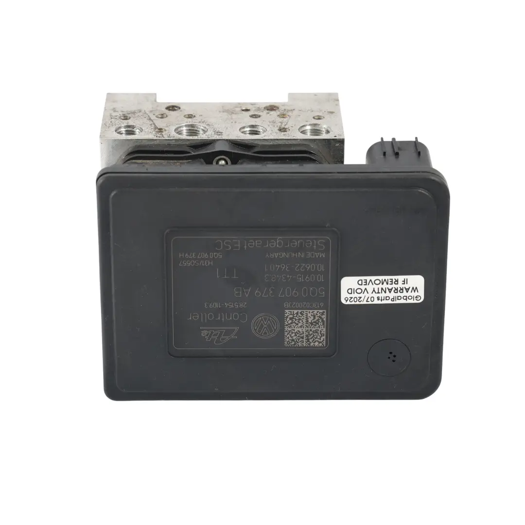 ABS Pump Modulator Control Unit 5Q0614517AA to Volkswagen Golf Mk7 with Part number 5Q0907379AB Volkswagen Golf Mk7 ABS Pump Modulator Control Unit 5Q0614517AA - SKU 5Q0907379AB - Part number 5Q0907379AB
