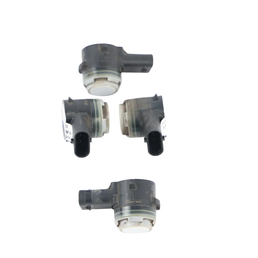 PDC Parking Sensor Set X4 Glacier White Pearl - S9R to Audi Q2 GA A3 8V A4 B9 A5 F5 with Part number 5Q0919275B Audi Q2 GA A3 8V A4 B9 A5 F5 PDC Parking Sensor Set X4 Glacier White Pearl - S9R - SKU 5Q0919275B-MGW1 - Part number 5Q0919275B