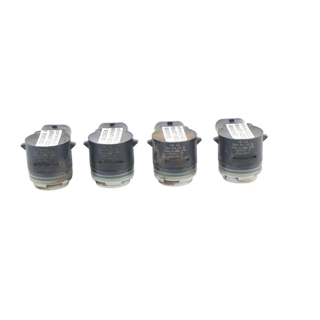 Audi Q2 GA A3 8V A4 B9 A5 F5 PDC Parking Sensor Set X4 Glacier White Pearl - S9R - SKU 5Q0919275B-MGW1 - Part number 5Q0919275B