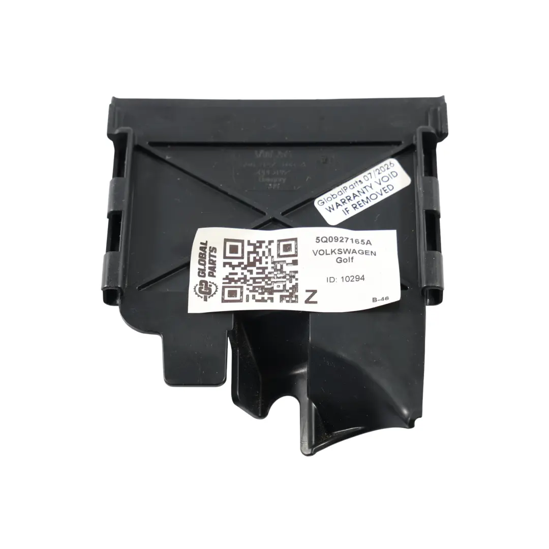 Volkswagen Golf R Mk7 Fuse Box Cover Housing Closing Element Bracket - SKU 5Q0927165A - Part number 5Q0927165A