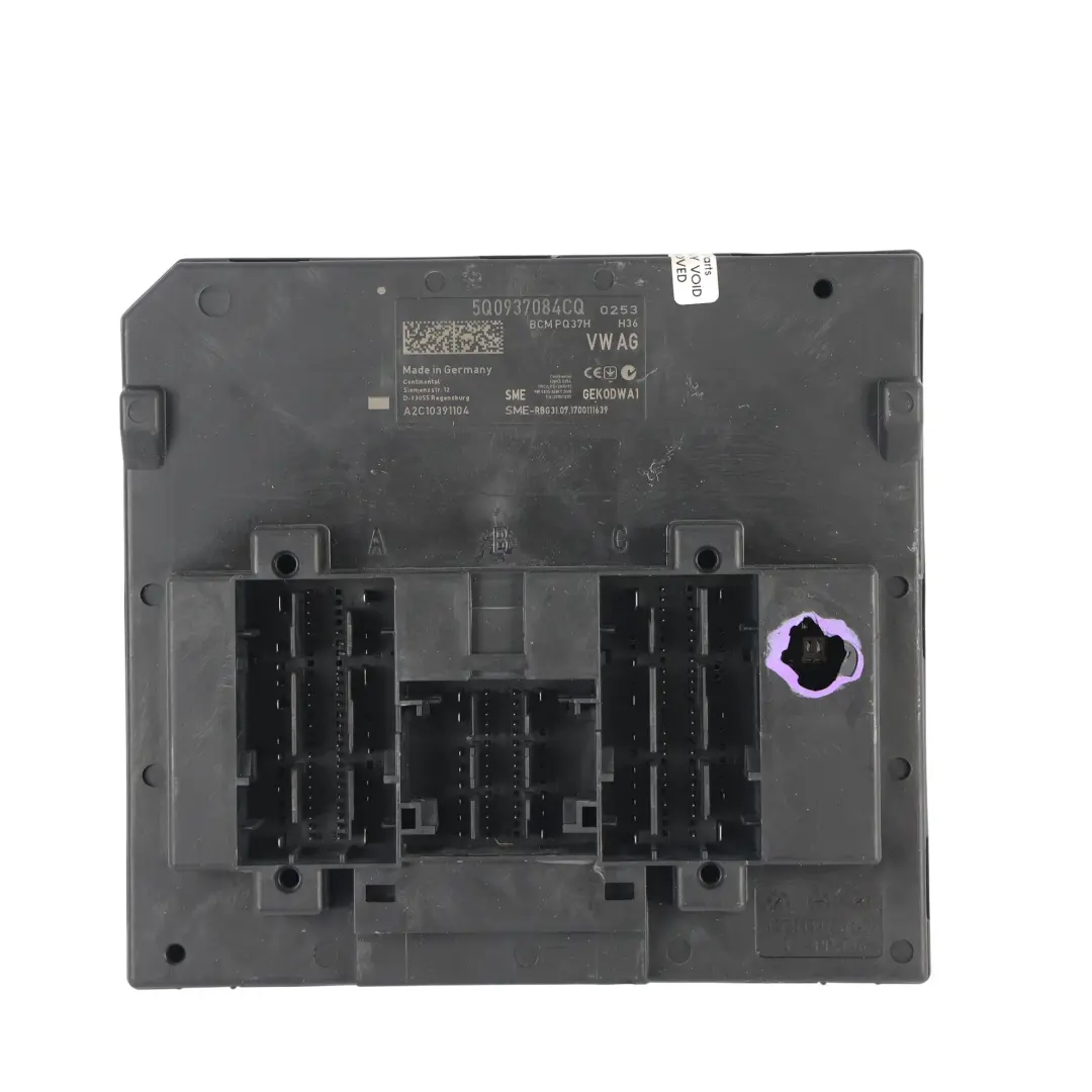 Volkswagen Tiguan 5N Crafter SY Karosserie Steuergerät Modul ECU - SKU 5Q0937084CQ-1 - Teilenummer 5Q0937084CQ