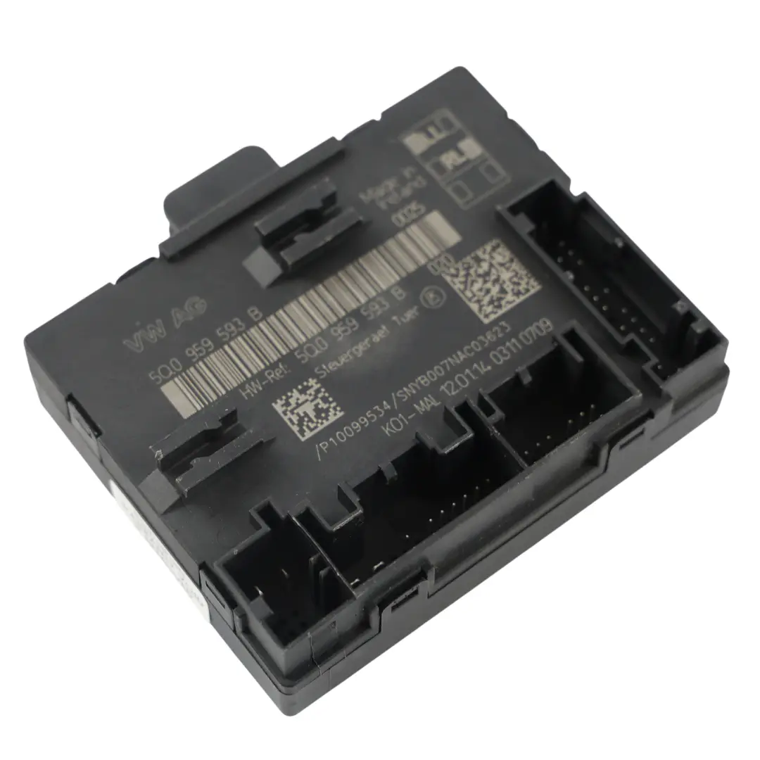 5G S3 A3 8V Türsteuergerät Vorne Fahrerseite für Audi VW Golf mit Teilenummer 5Q0959593B Audi VW Golf 5G S3 A3 8V Türsteuergerät Vorne Fahrerseite - SKU 5Q0959593B-1 - Teilenummer 5Q0959593B