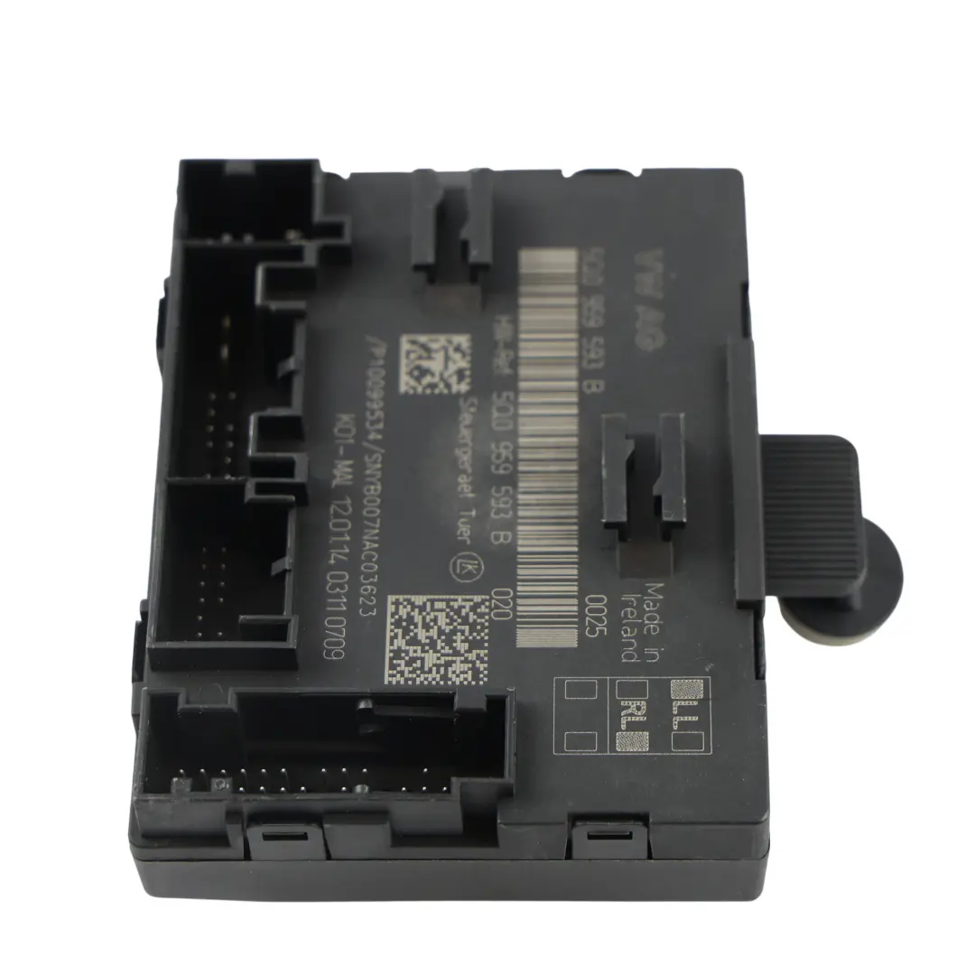 VW Golf 5G Audi S3 A3 8V Door Module Control Unit Front Driver Side - SKU 5Q0959593B-1 - Part number 5Q0959593B