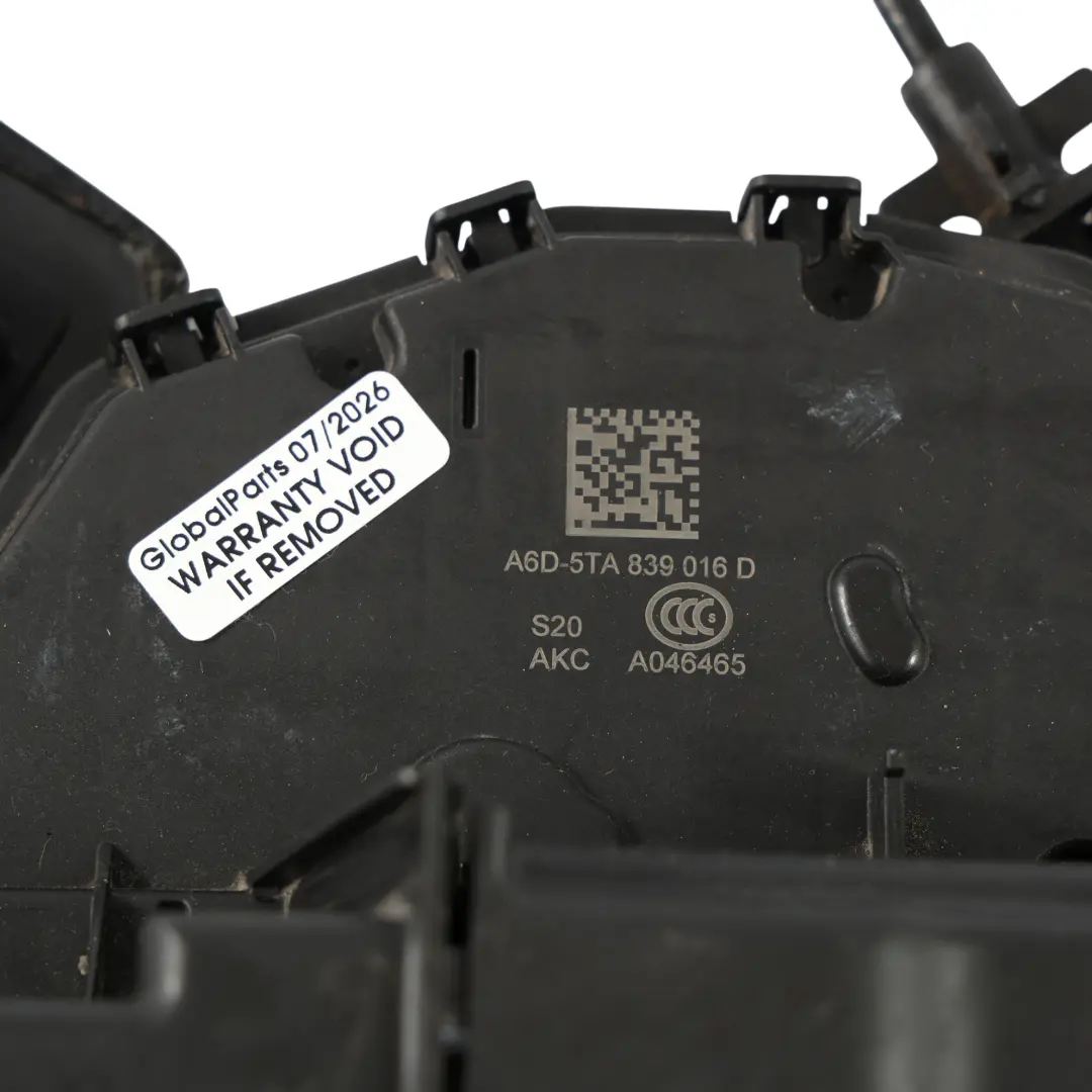 Volkswagen Türschloss Seat Ibiza Mk5 Fr Hinten Mechanismus Rechts - SKU 5TA839016D-1 - Teilenummer 5TA839016D