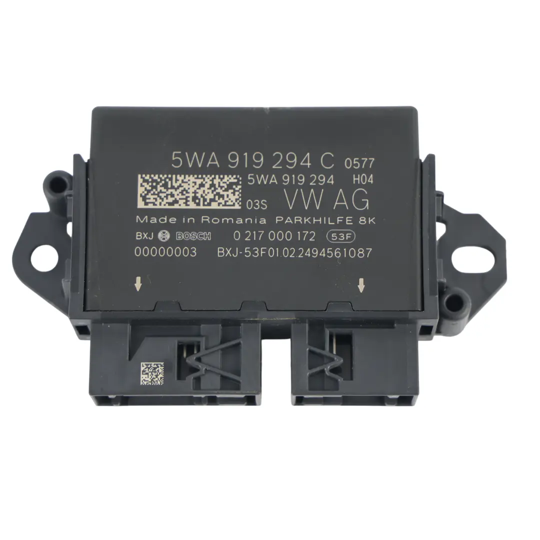 Volkswagen Golf Mk8 Parking Distance Aid Control Module ECU - SKU 5WA919294C - Part number 5WA919294C