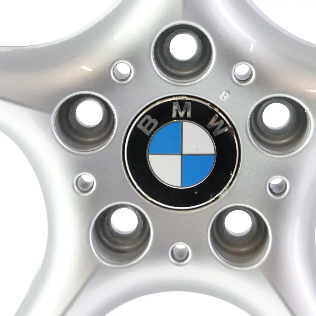 BMW Z4 E85 E86 Jante Avant Argentee en Alliage 18" 8J ET:47 Star Spoke 108 - SKU 6758194-1 - Numéro de pièce 6758194