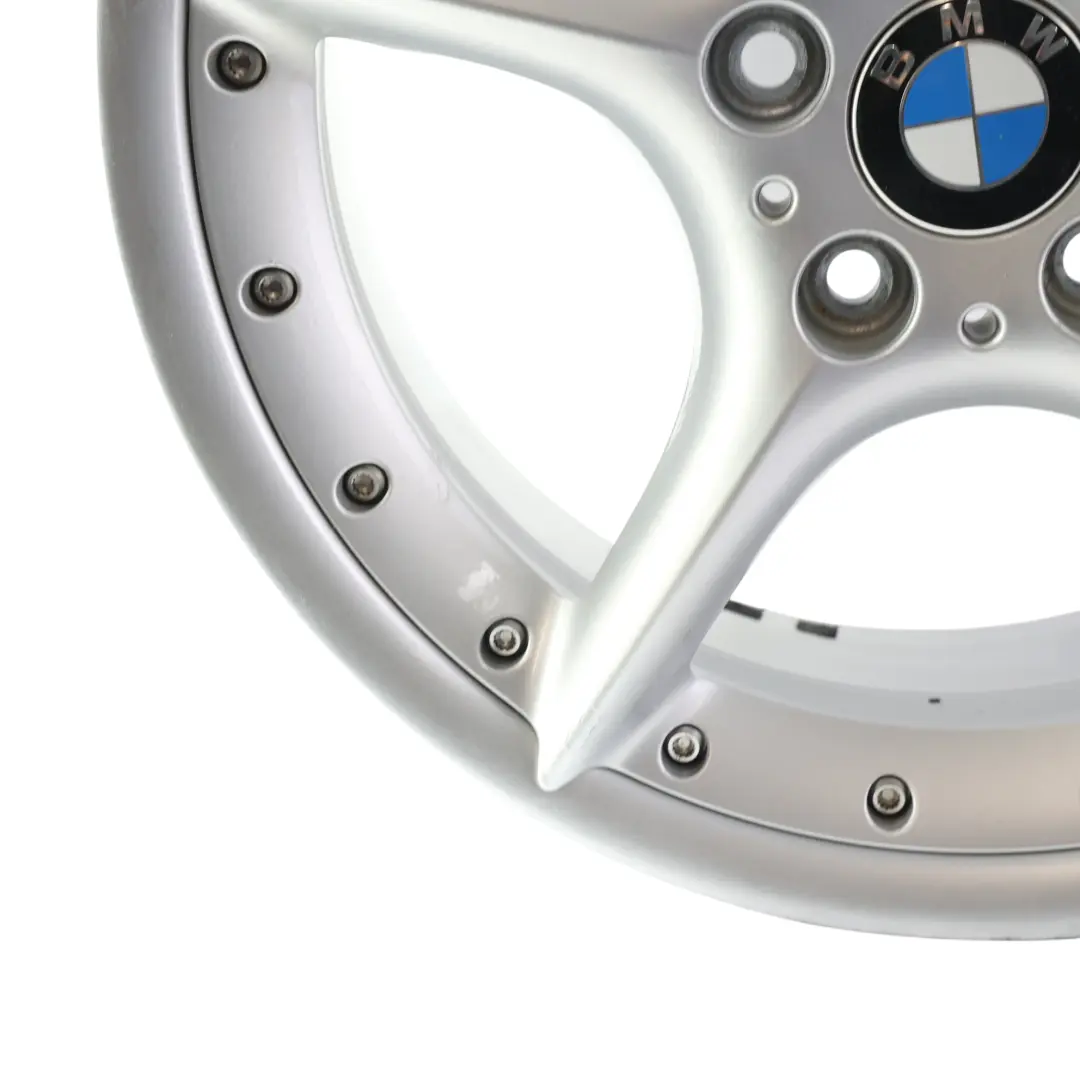 BMW Z4 E85 Plata Llanta Delantera Aleacion 18" ET:47 8J Star Spoke 108 BBS - SKU 6758194-2 - Número de pieza 6758194